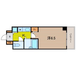 アスヴェル天満橋の物件間取画像